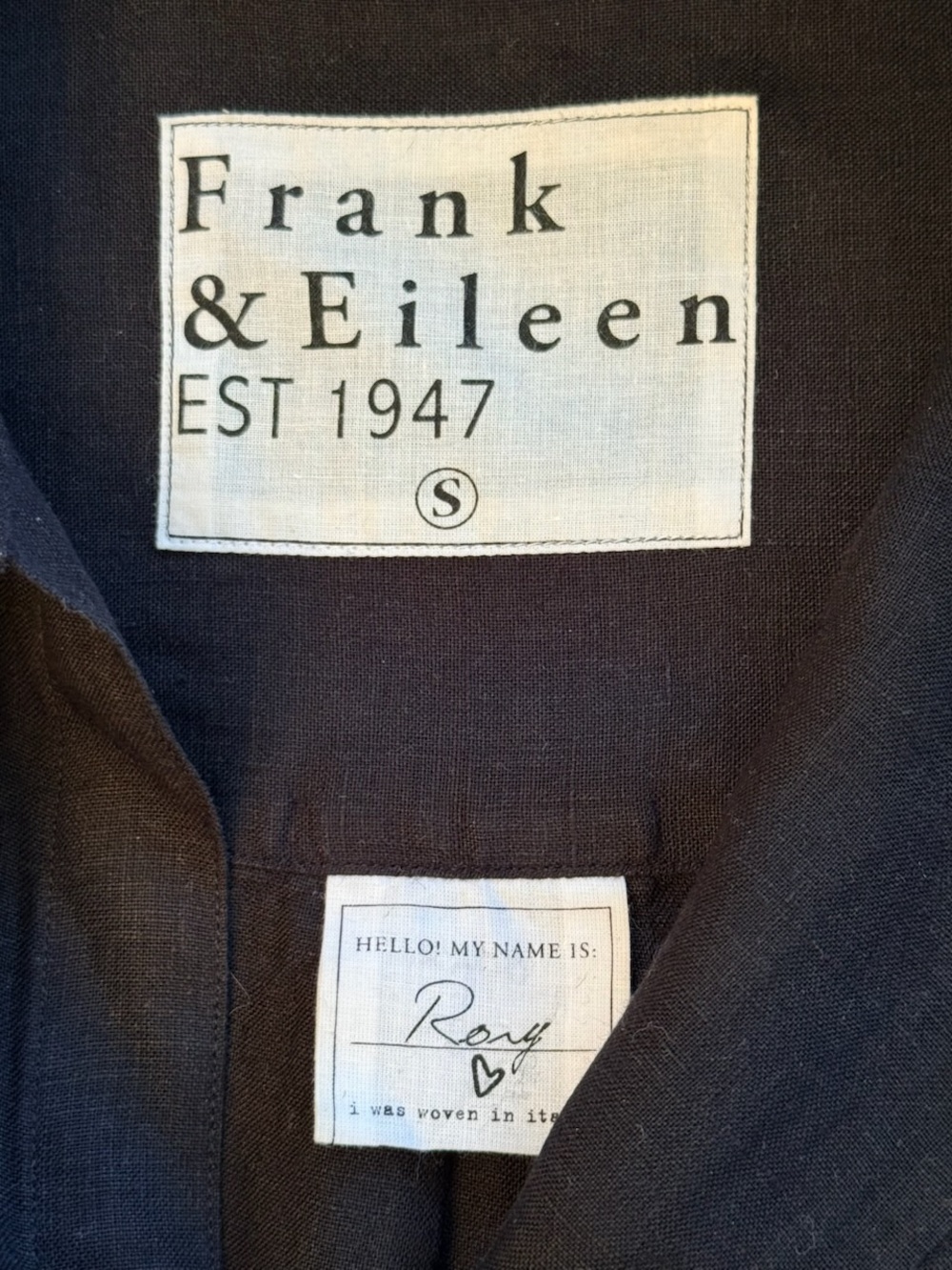 Frank and Eileen black linen dress - Picture 4 of 6